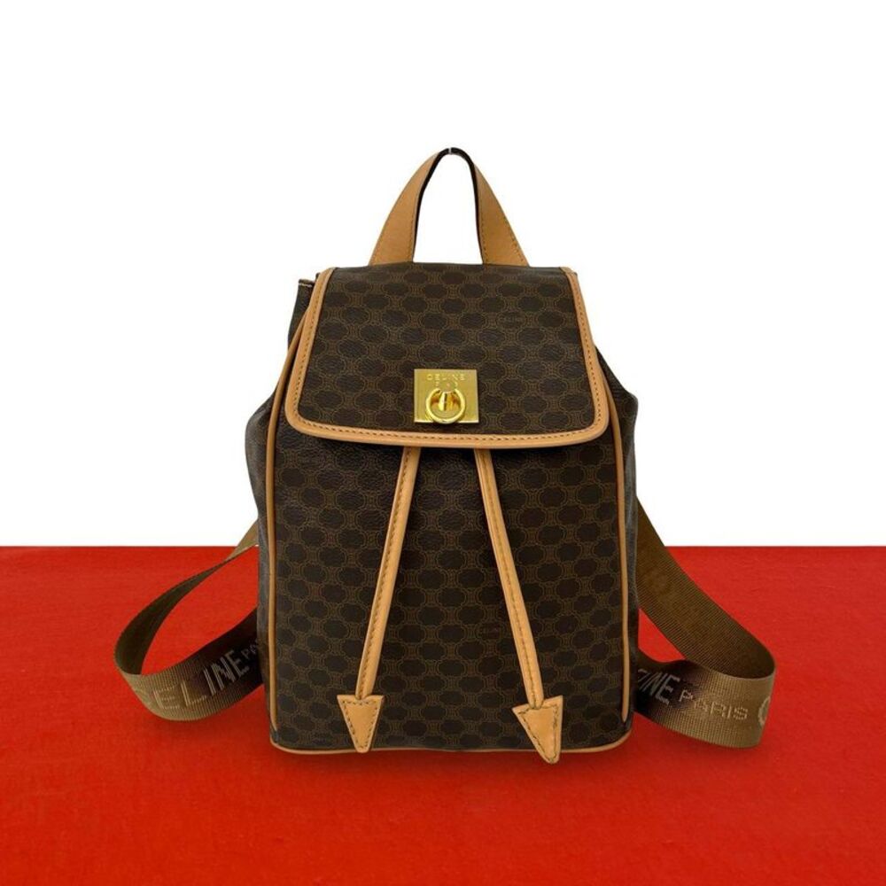 Celine Macadam Leather Backpack